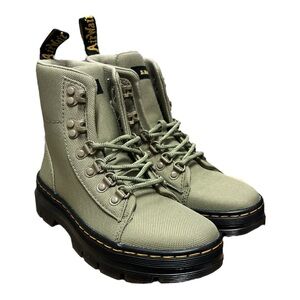 Dr. Martens Combs Womens Casual Boots Muted Olive US Size 5, EU Size 36